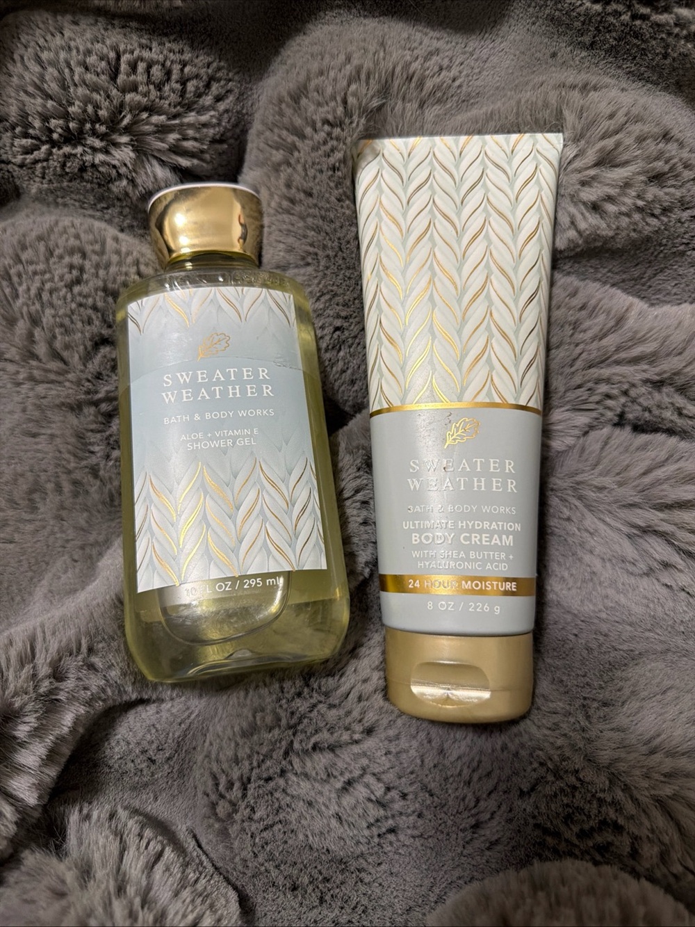 Bath & Body Works - Sweater Weather - Body Lotion & Body Wash - 2 pc set New